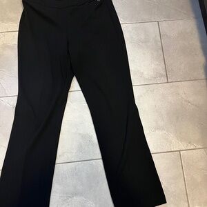 Linda Matthews straight leg black pants